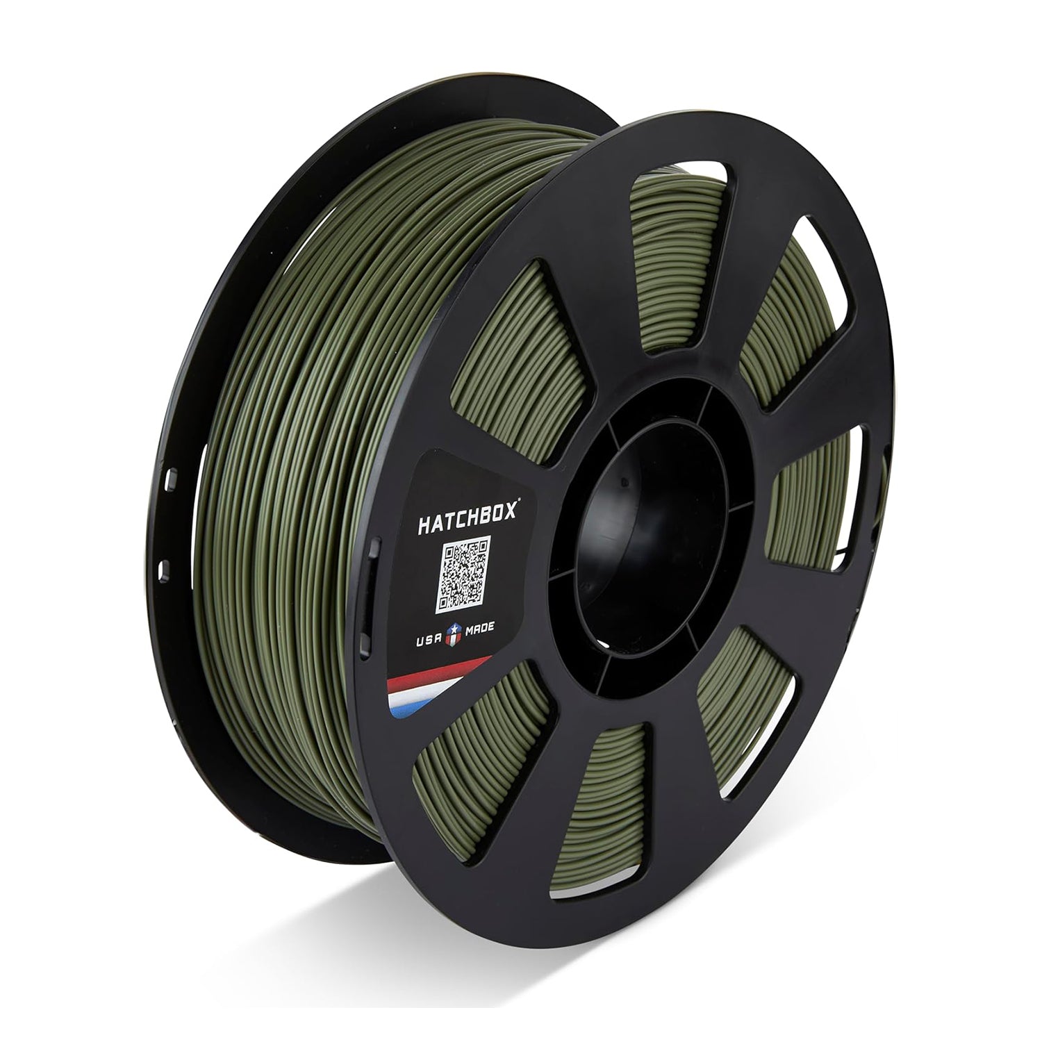 ◆Olive Green◆ Made in the USA PLA 3D printing filament, 1.75mm diameter, 1kg spool, high-quality 3D printing filament.